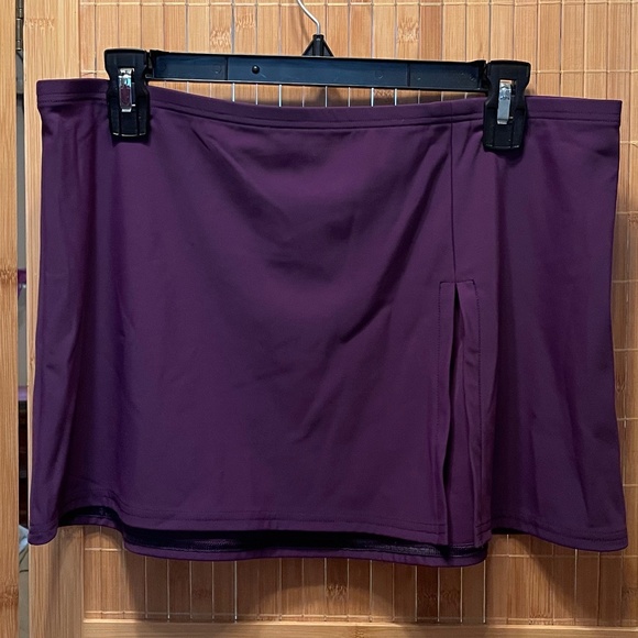 Calvin Klein Purple Swim Skirt - Picture 1 of 3